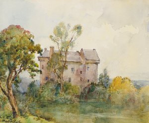 Claypotts Castle door James Herbet Snell
