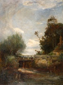 De Sluis aan de Colne Rivier door James Herbet Snell