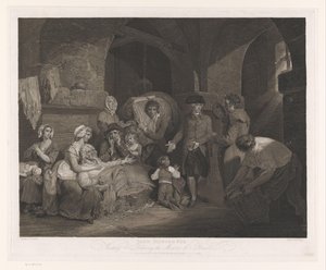 John Howard bezoekt een familie in de gevangenis