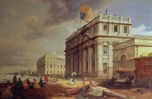 Greenwich Hospital, 1842 door James Holland