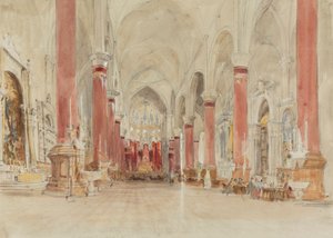 Interieur van de kerk van San Giovanni e Paolo, Venetië