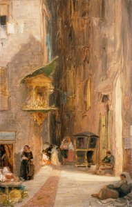 Straat in Genua
