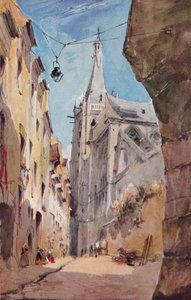 De kerk van St. Séverin, Parijs