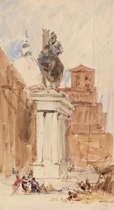 Het Colleoni-standbeeld, Venetië door James Holland