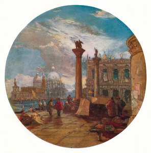 Uitzicht in Venetië, ca. 1853 door James Holland