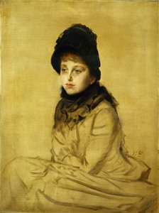 Een Portret van Kathleen Newton, 1877 door James Jacques Joseph Tissot