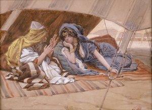Abrams raad aan Sarai door James Jacques Joseph Tissot