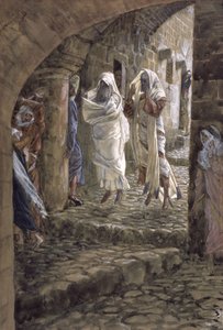 Verschijningen van de doden in de straten van Jeruzalem, illustratie voor Het leven van Christus door James Jacques Joseph Tissot