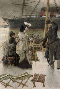 Afscheid, aan de Mersey, 1880