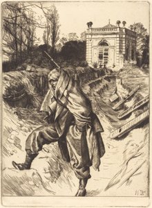 Grote Garde (Herinnering aan het Beleg van Parijs) door James Jacques Joseph Tissot