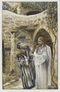 Jezus geneest een stomme bezeten man door James Jacques Joseph Tissot