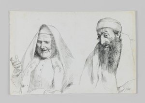 Jood en Jodin, illustratie uit Het Leven van Onze Heer Jezus Christus door James Jacques Joseph Tissot