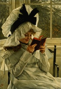 Een Boek Lezen, ca. 1872