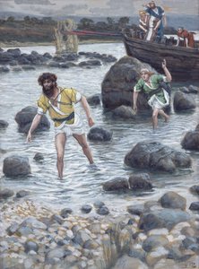 De roeping van St. James en St. John, illustratie voor Het leven van Christus