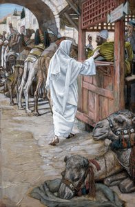 De roeping van St. Matteüs, illustratie voor Het Leven van Christus door James Jacques Joseph Tissot