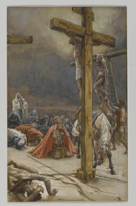 De Bekentenis van Sint Longinus, illustratie uit Het Leven van Onze Heer Jezus Christus, 1886-94