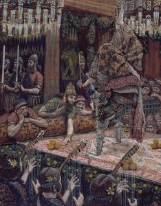 De dochter van Herodias die danst, illustratie voor Het Leven van Christus door James Jacques Joseph Tissot