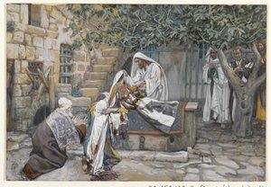 De dochter van Jaïrus door James Jacques Joseph Tissot