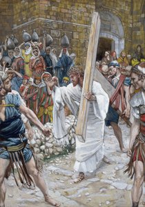 De dochters van Jeruzalem, illustratie voor Het leven van Christus
