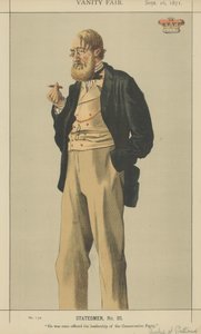 De Hertog van Rutland (kleur litho)