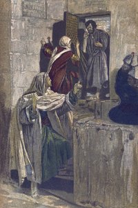 De eerste ontkenning van Sint Petrus (uit 