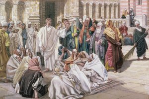 De Farizeeën Ondervragen Jezus, illustratie voor Het Leven van Christus, c.1886-96 door James Jacques Joseph Tissot