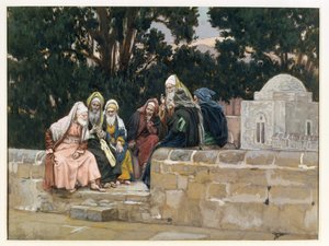 De Farizeeën en de Herodianen, illustratie voor Het Leven van Christus, c.1886-96 door James Jacques Joseph Tissot