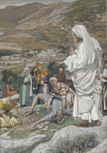 De bezeten jongen aan de voet van de berg Tabor door James Jacques Joseph Tissot