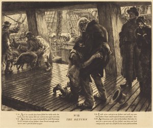 De terugkeer door James Jacques Joseph Tissot