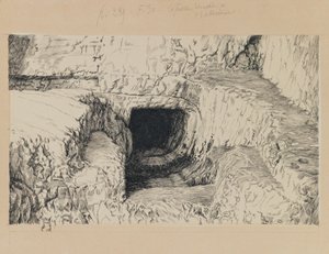 De Ronde Steen gezien van buiten, illustratie uit Het Leven van Onze Heer Jezus Christus door James Jacques Joseph Tissot