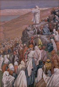 De Bergrede, illustratie voor Het Leven van Christus door James Jacques Joseph Tissot