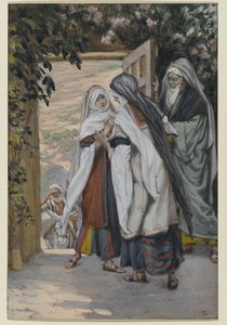 Het bezoek, illustratie voor Het leven van Christus, c.1886-94 door James Jacques Joseph Tissot