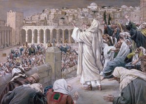 De Stem uit de Hemel, illustratie voor Het Leven van Christus door James Jacques Joseph Tissot