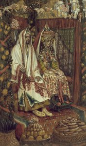 De Bruiloft te Kana, illustratie voor Het Leven van Christus door James Jacques Joseph Tissot