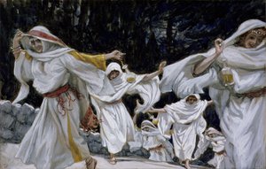 De wijze maagden, illustratie voor Het leven van Christus, ca. 1886-94 door James Jacques Joseph Tissot