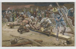 De Spijker voor de Voeten, illustratie uit Het Leven van Onze Heer Jezus Christus, 1886-94