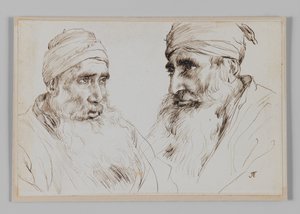 Typen van Joden, Jeruzalem, illustratie uit Het Leven van Onze Heer Jezus Christus door James Jacques Joseph Tissot