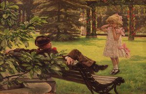 Oom Fred, c.1879 door James Jacques Joseph Tissot