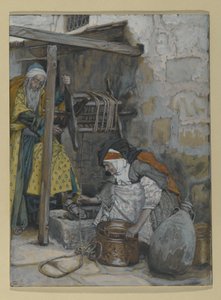 Zacharias en Elizabeth, illustratie voor Het leven van Christus