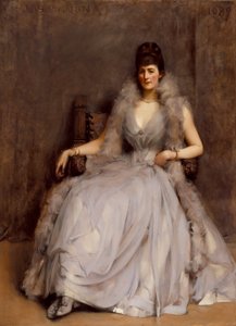 Portret van Cecilia Tower door James Jebusa Shannon