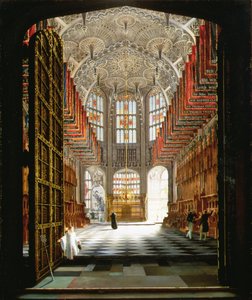 Interieur van de kapel van Henry VII, Westminster Abbey door James John Harwood