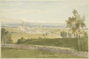 Keynsham vanaf Durley Hill door James Johnson