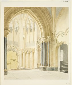 Noordportaal van St Mary Redcliffe, kijkend naar het noorden