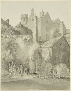 The White Lodge, gezien vanuit de tuin van de City School (Queen Elizabeth