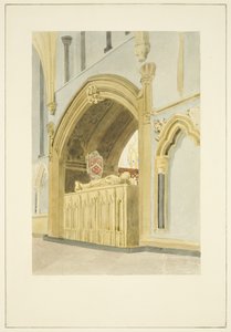 Graf van Robert Fitzharding, overleden in 1170, in de kathedraal van Bristol