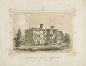 Bushbury - Moseley Old Hall: lithografie