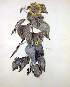 Zonnebloemen door James Kerr Lawson