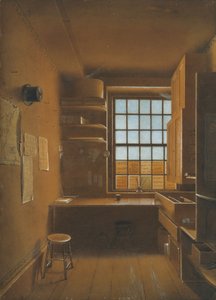 Interieur van een Loterij door James Kidder