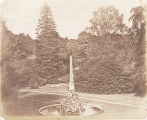 In de tuin. Blenheim, 1853-56