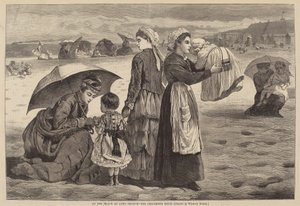 Op het strand bij Long Branch - Het kinderuurtje